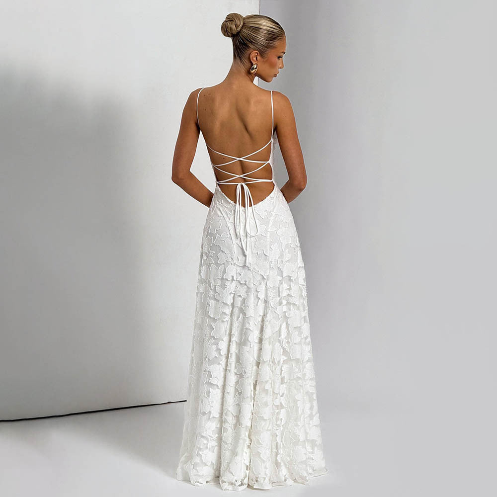 Evening Sexy Suspender Dress