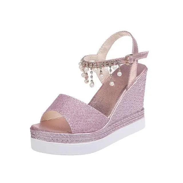 Studded Detail Luxury Shine Design Shoes