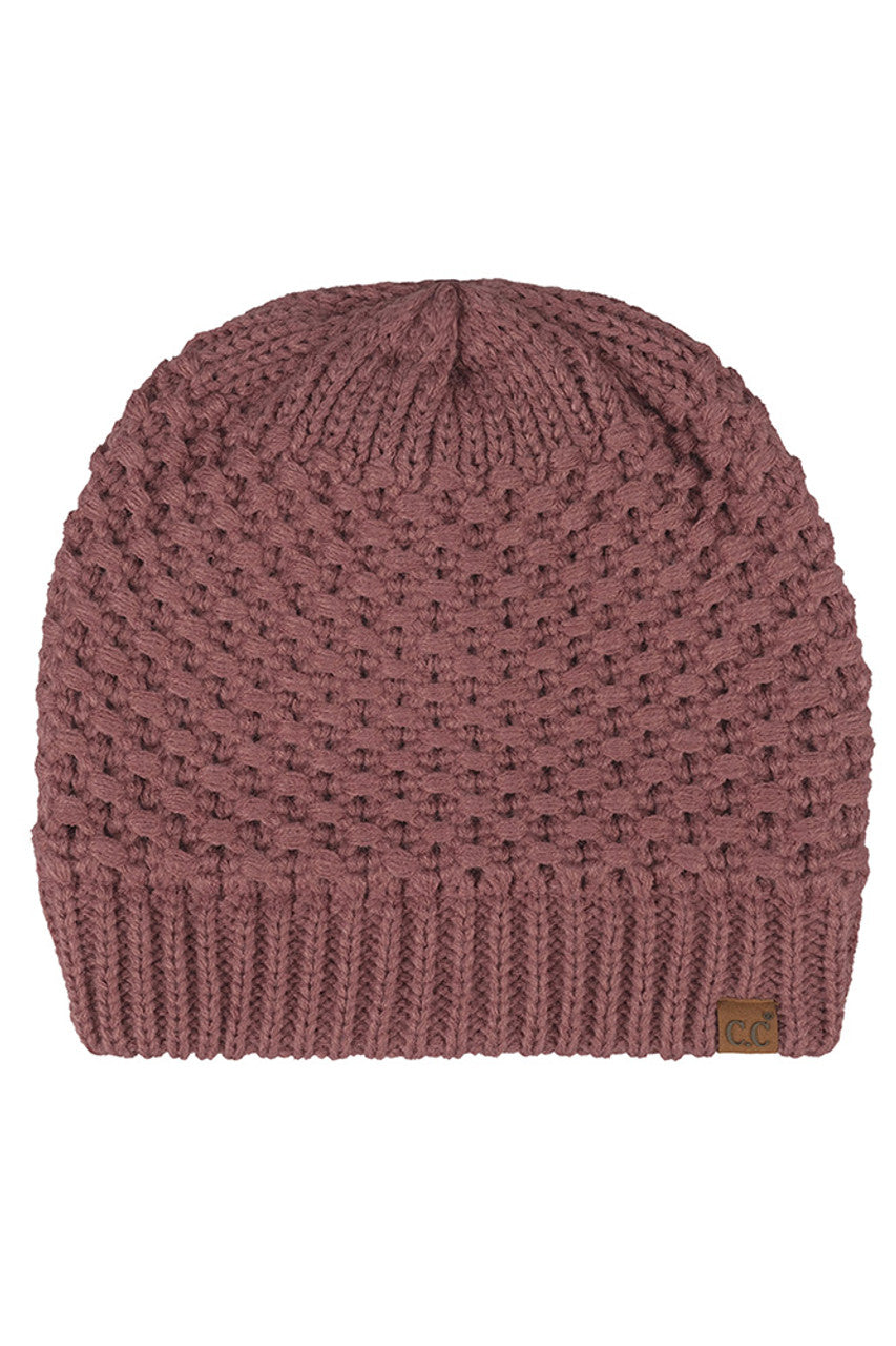 Knit Satin Lining Beanie