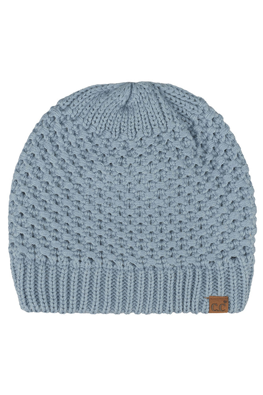 Knit Satin Lining Beanie