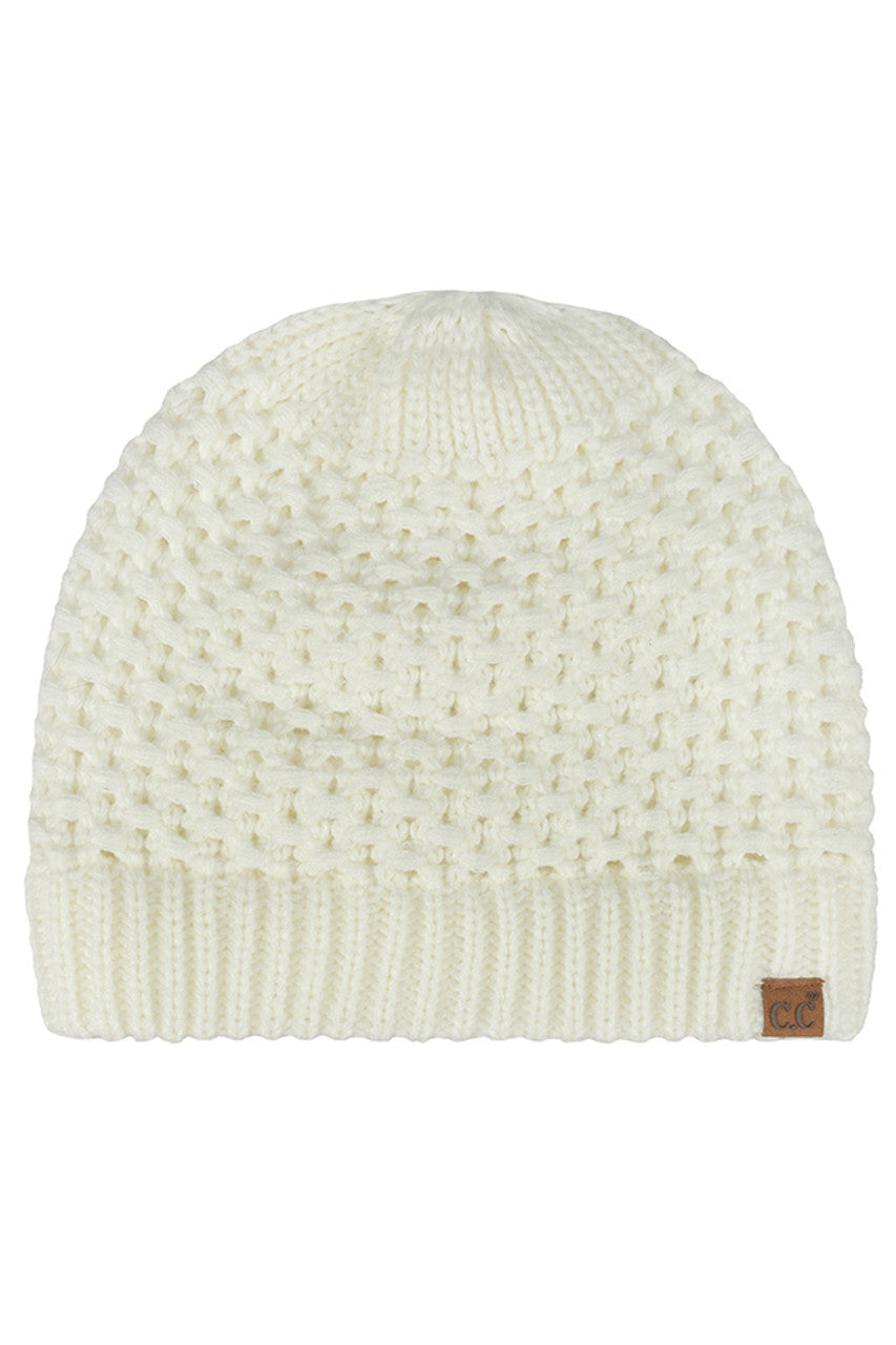 Knit Satin Lining Beanie