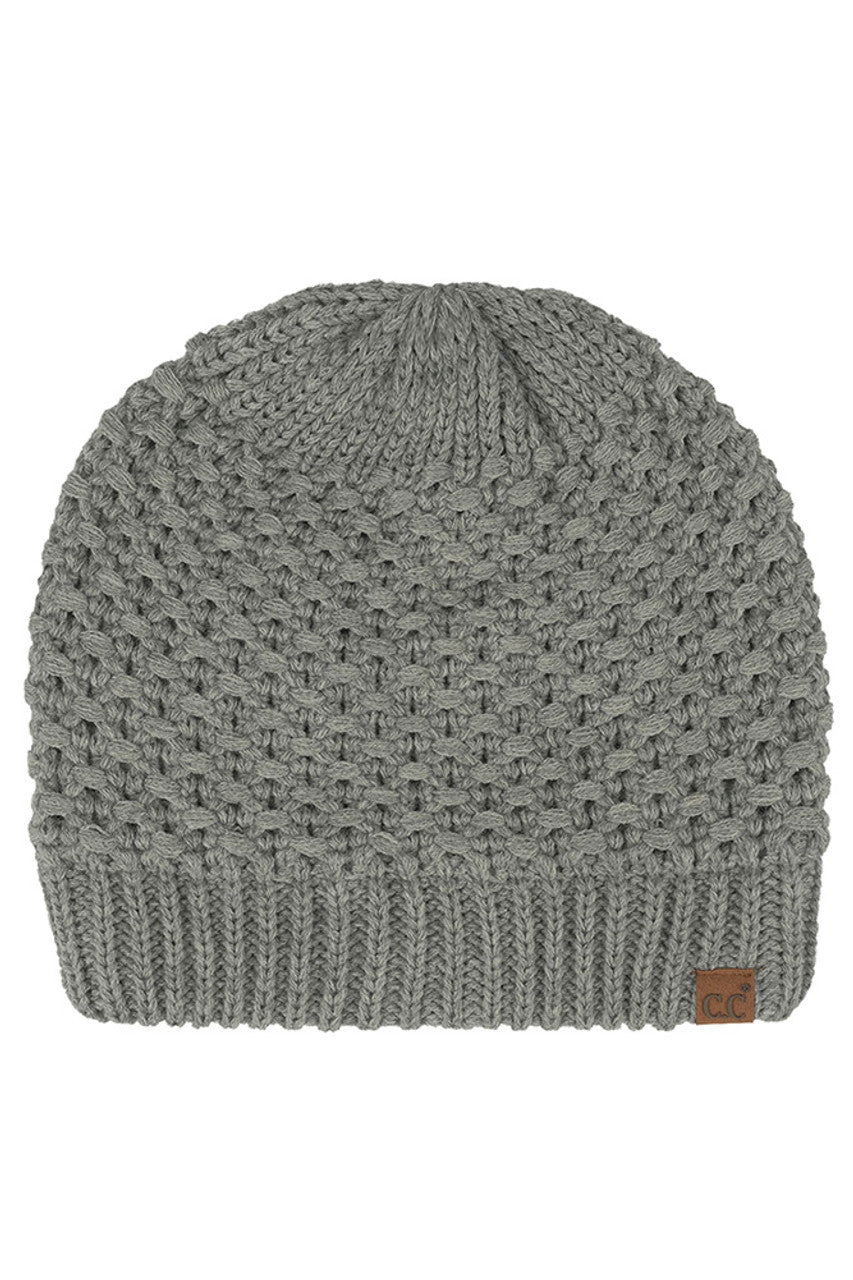 Knit Satin Lining Beanie