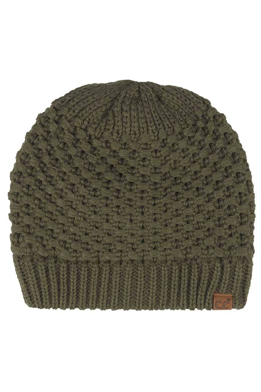 Knit Satin Lining Beanie