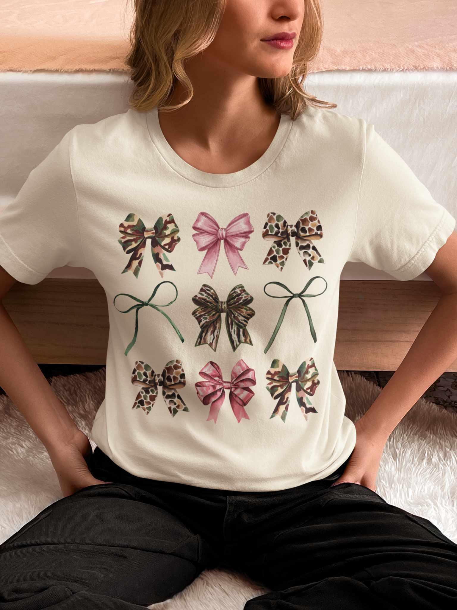 Camo Bows Graphic Tee
