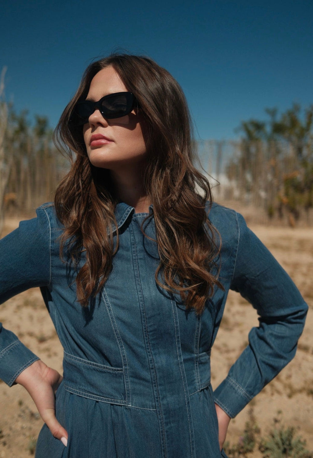 SOFT DENIM DRESS