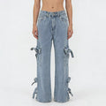 Mid-rise Versatile Womens Jeans