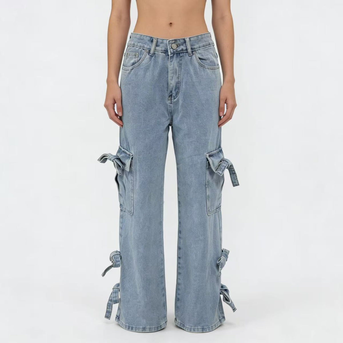 Mid-rise Versatile Womens Jeans