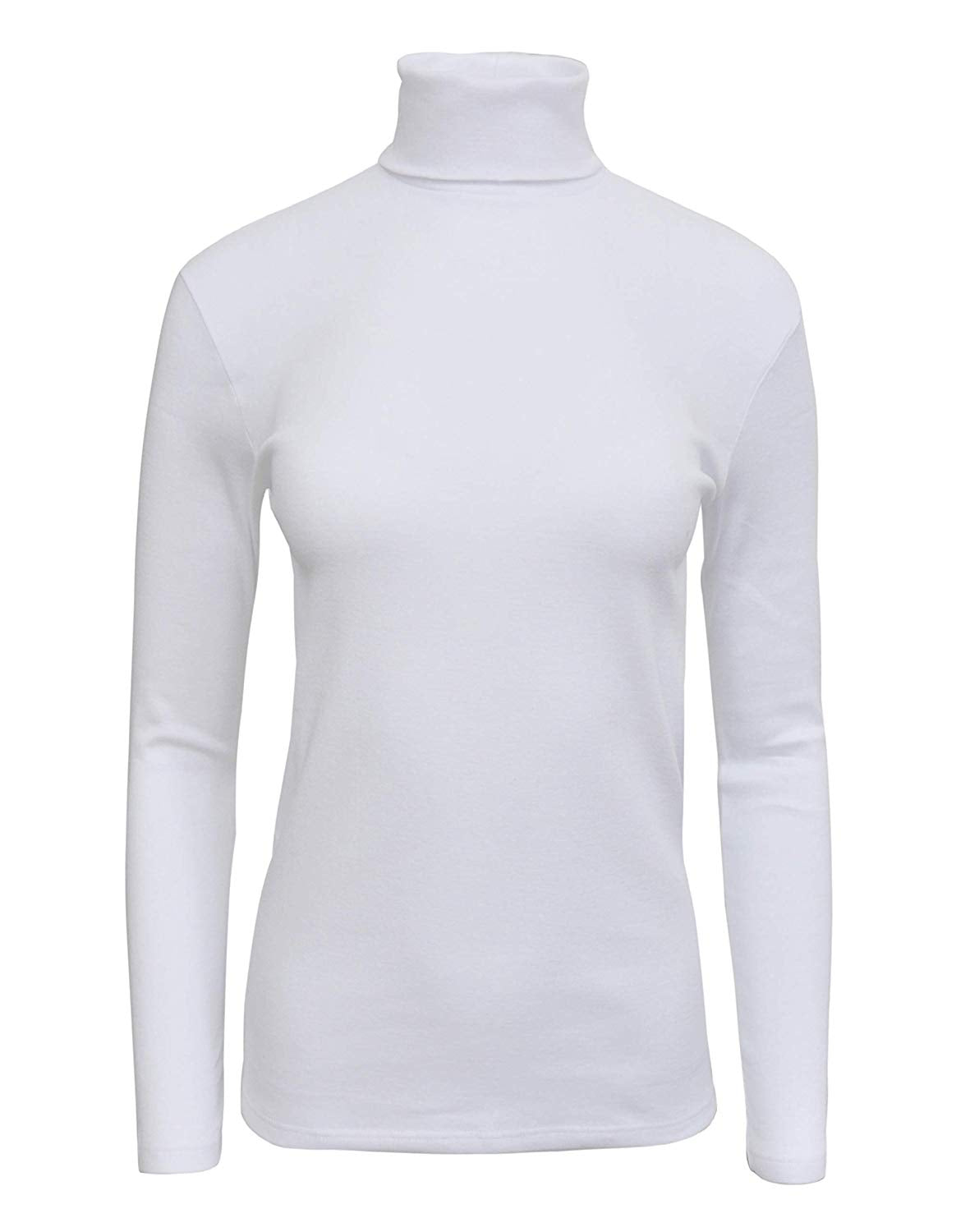 Brushed Cotton Women's Turtleneck