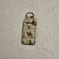 Chapstick Holder Keychain – Cow Print
