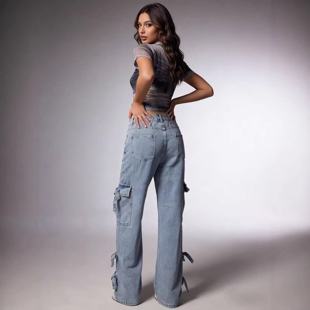 Mid-rise Versatile Womens Jeans