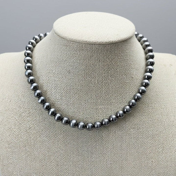 Fashion Pearl Choker Necklace & Earring Set