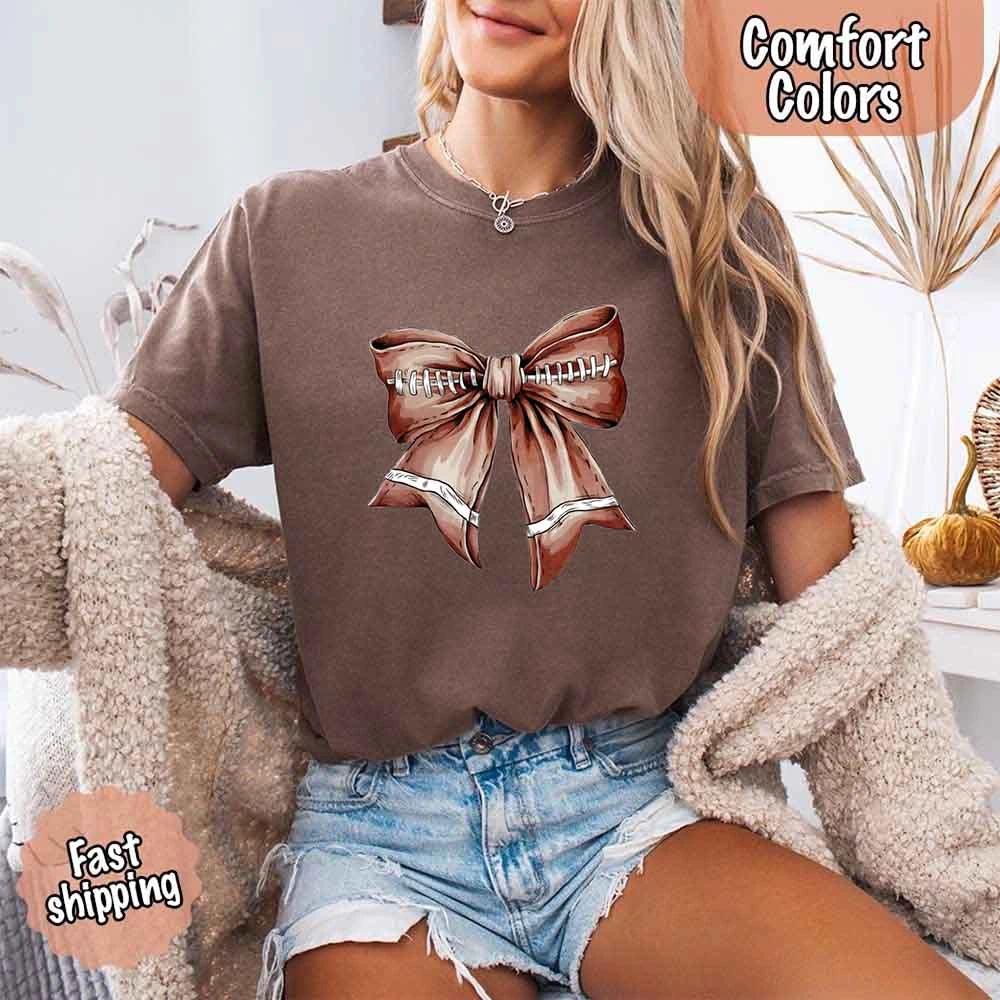 Football Bow T-Shirt