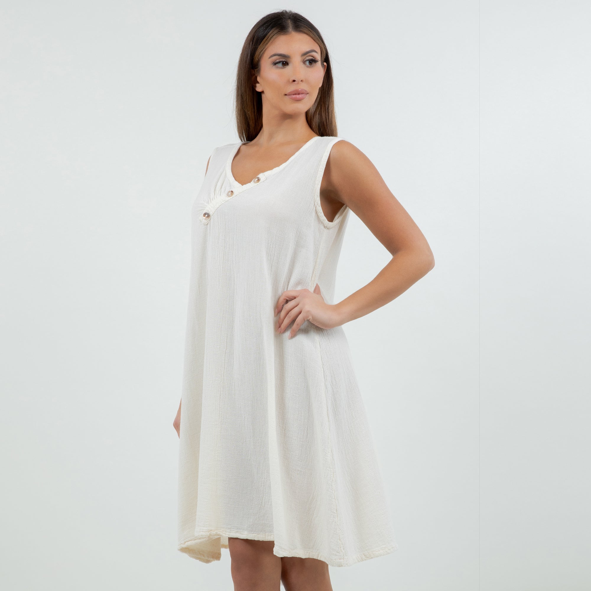Hailey Dress 100% Cotton Gauze