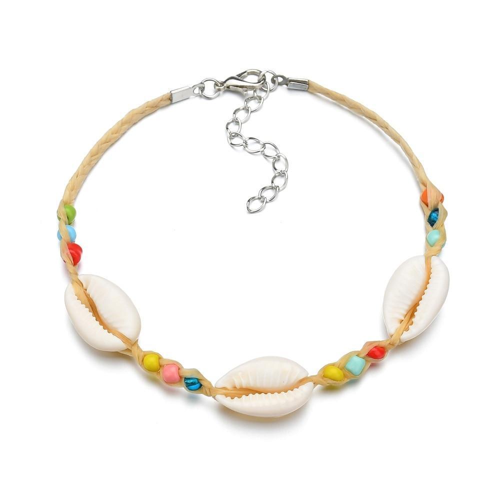 Gold Metal Anklets Double Layers
