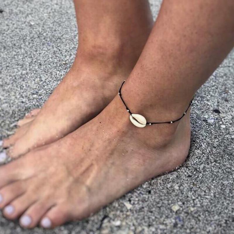 Gold Metal Anklets Double Layers