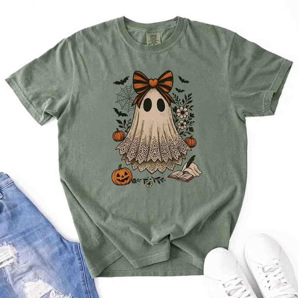 Lace Ghost Halloween Shirt