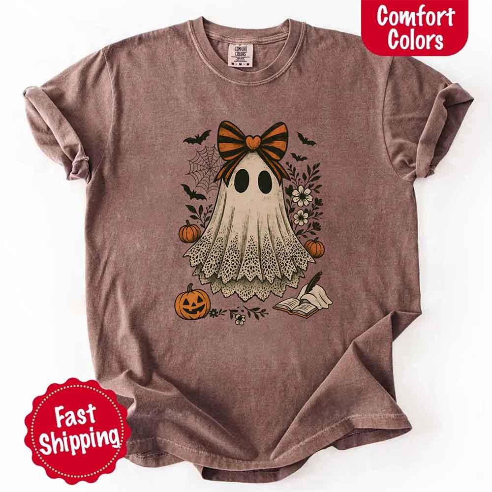 Lace Ghost Halloween Shirt