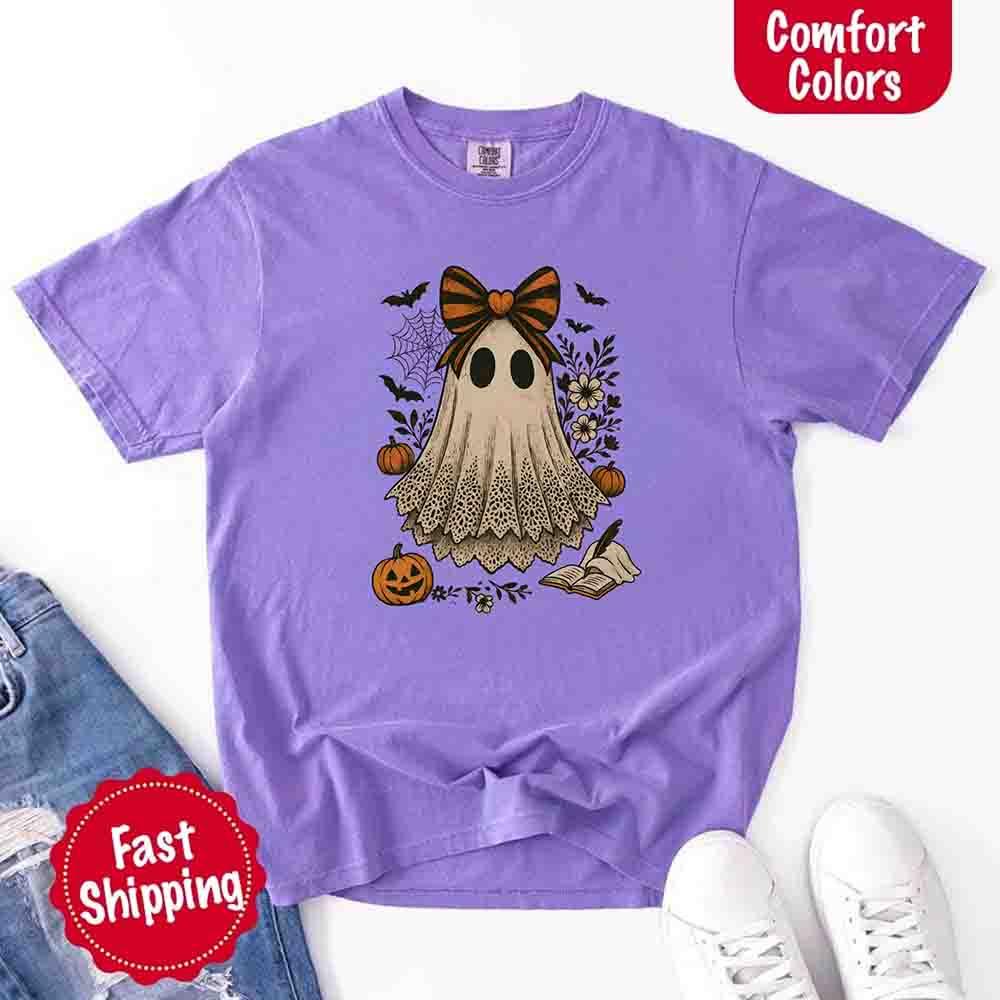 Lace Ghost Halloween Shirt