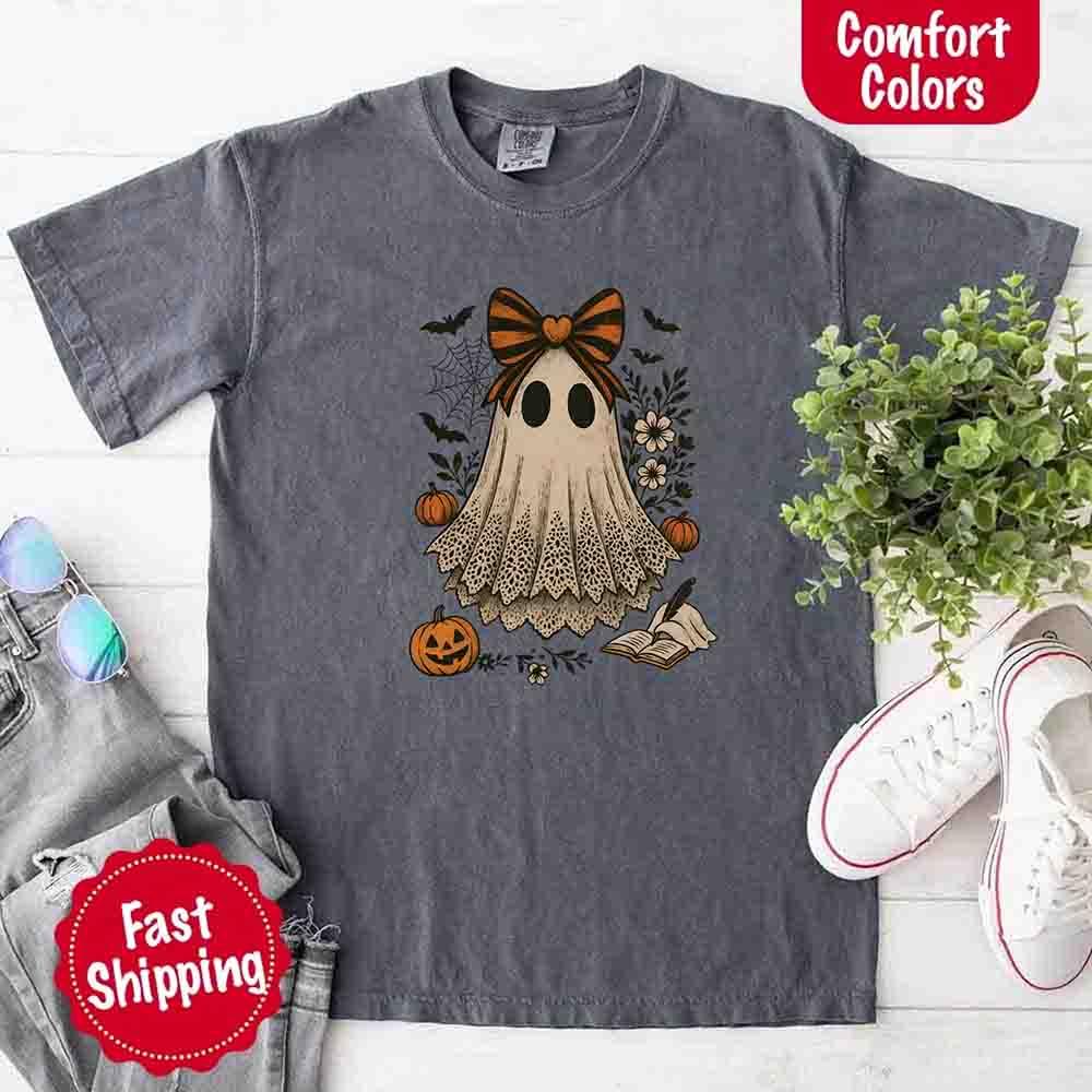 Lace Ghost Halloween Shirt