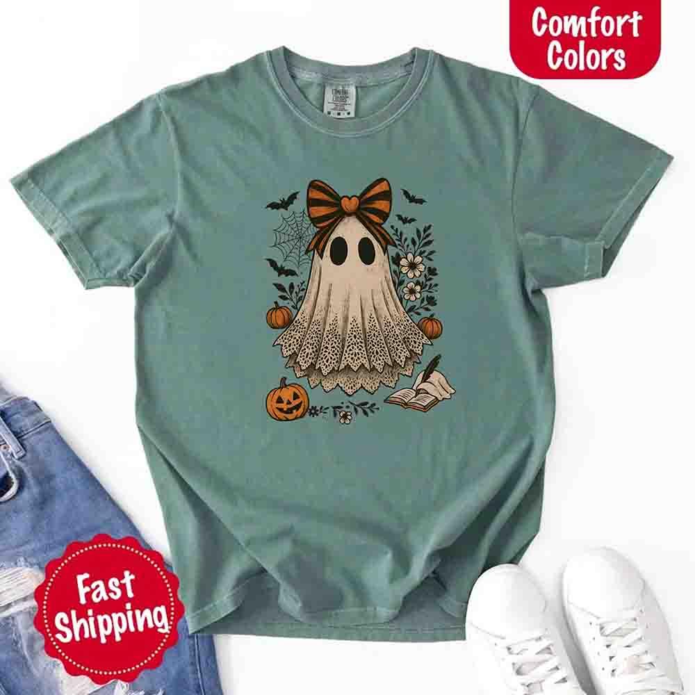 Lace Ghost Halloween Shirt
