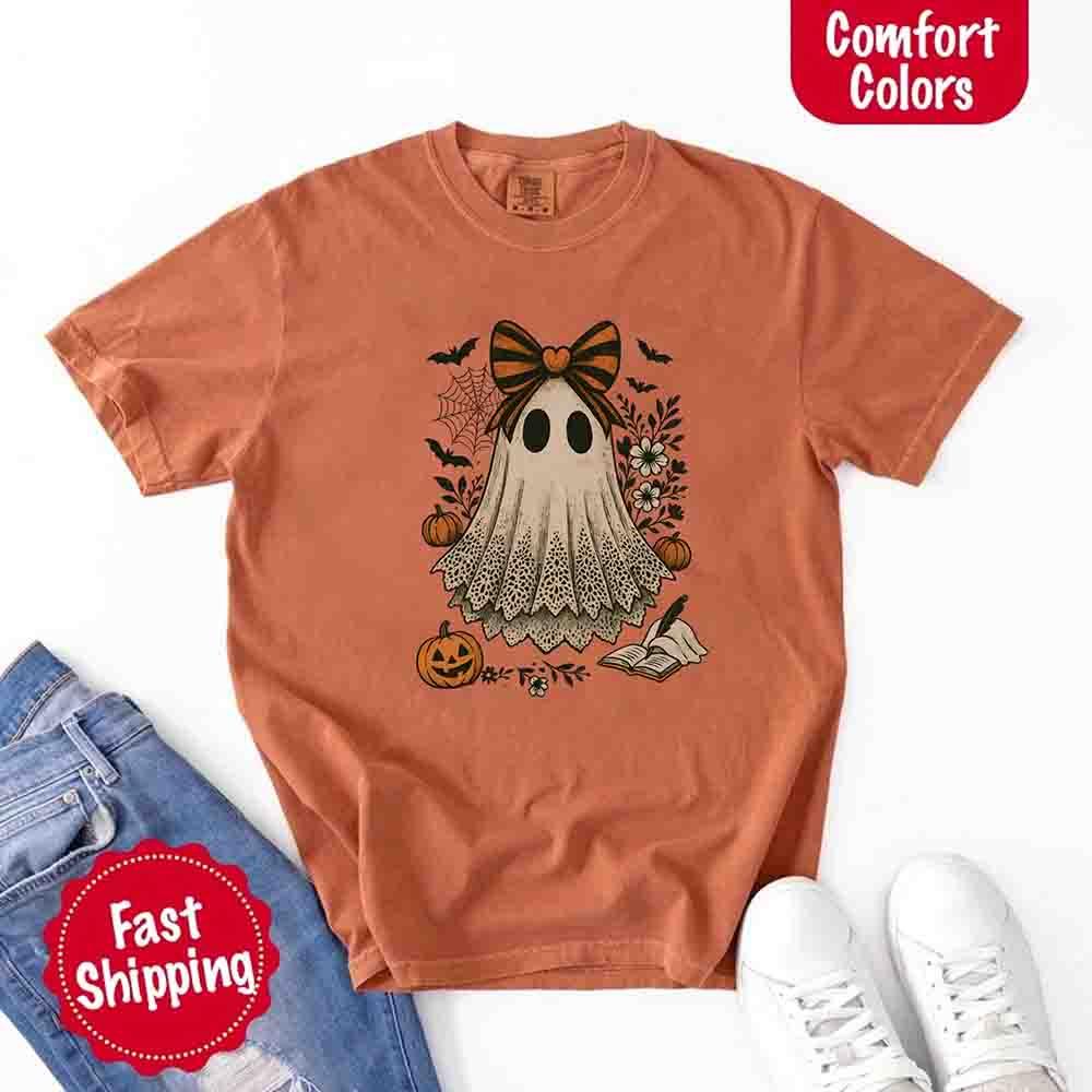 Lace Ghost Halloween Shirt