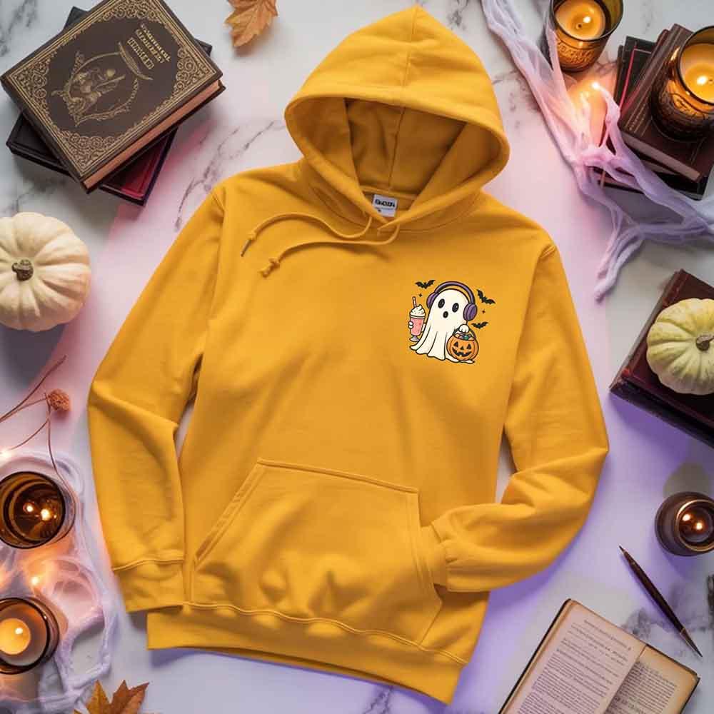 Little Ghost Iced Coffee Hoodie