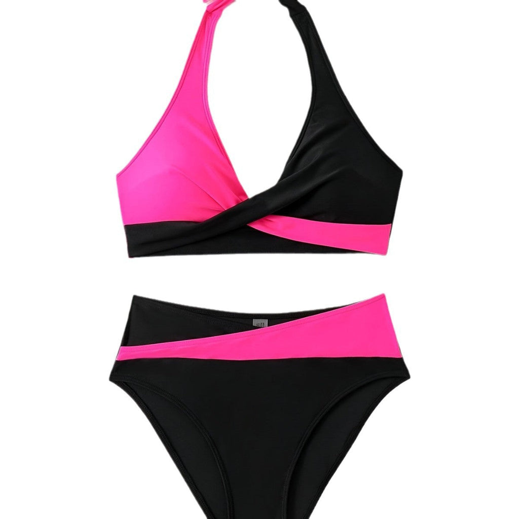 Sexy Color Block Swimsuit