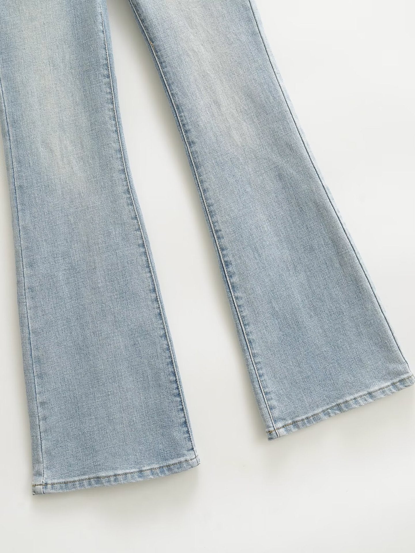 High Waist Slim Fit Bootcut Jeans