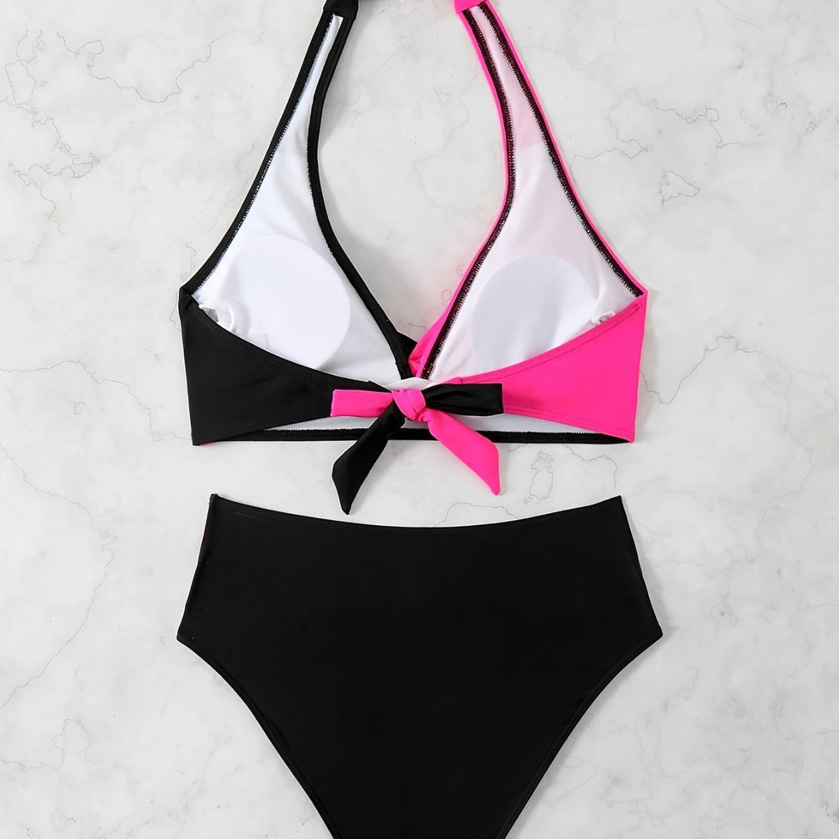 Sexy Color Block Swimsuit