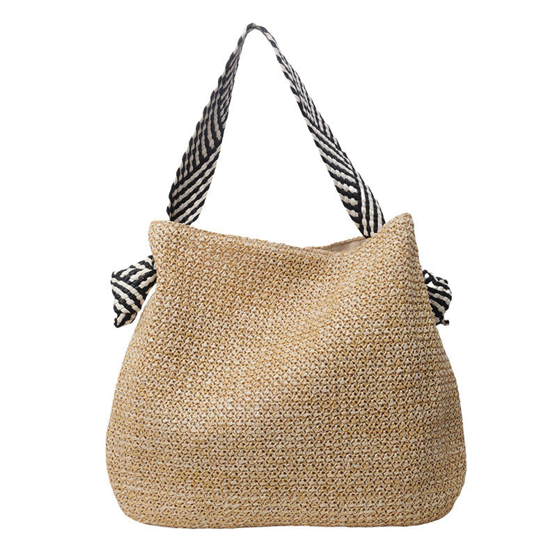 Large Woven Straw Tote