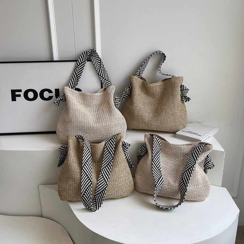 Large Woven Straw Tote