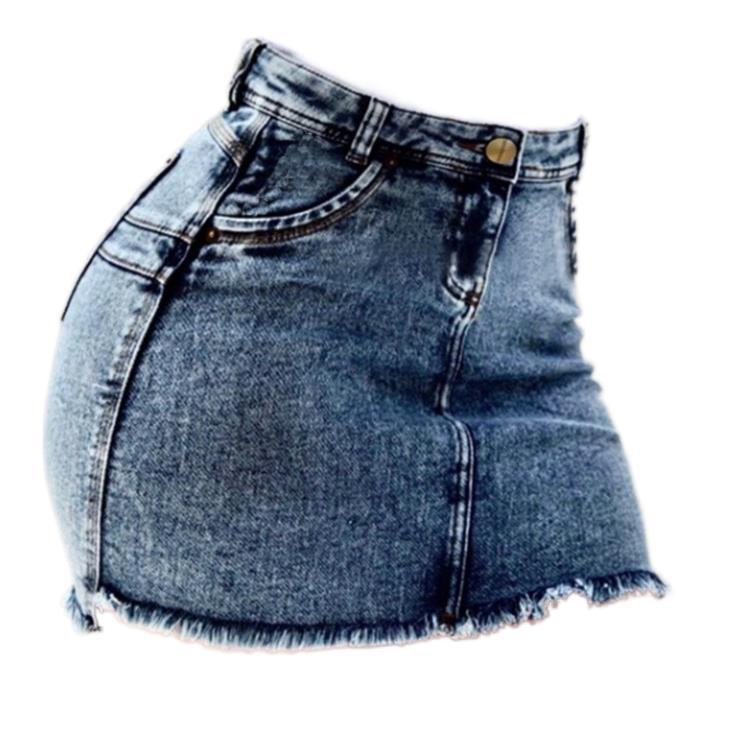Frayed Raw Hem Ripped Jeans Shorts