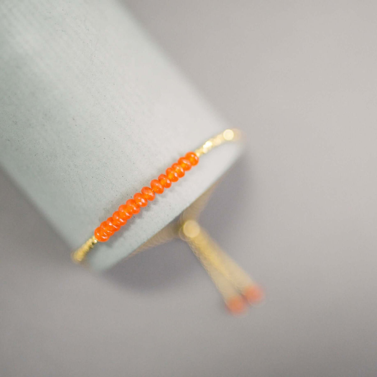 Spinel Adjustable Stacking Bracelet