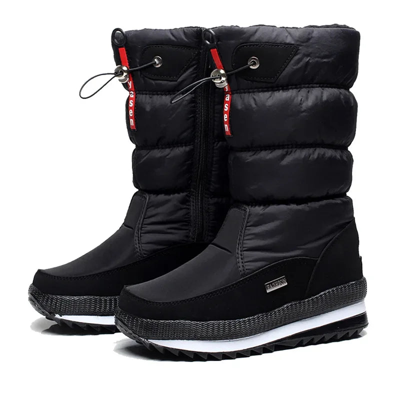 Thick Plush Waterproof Winter Non-slip Boots