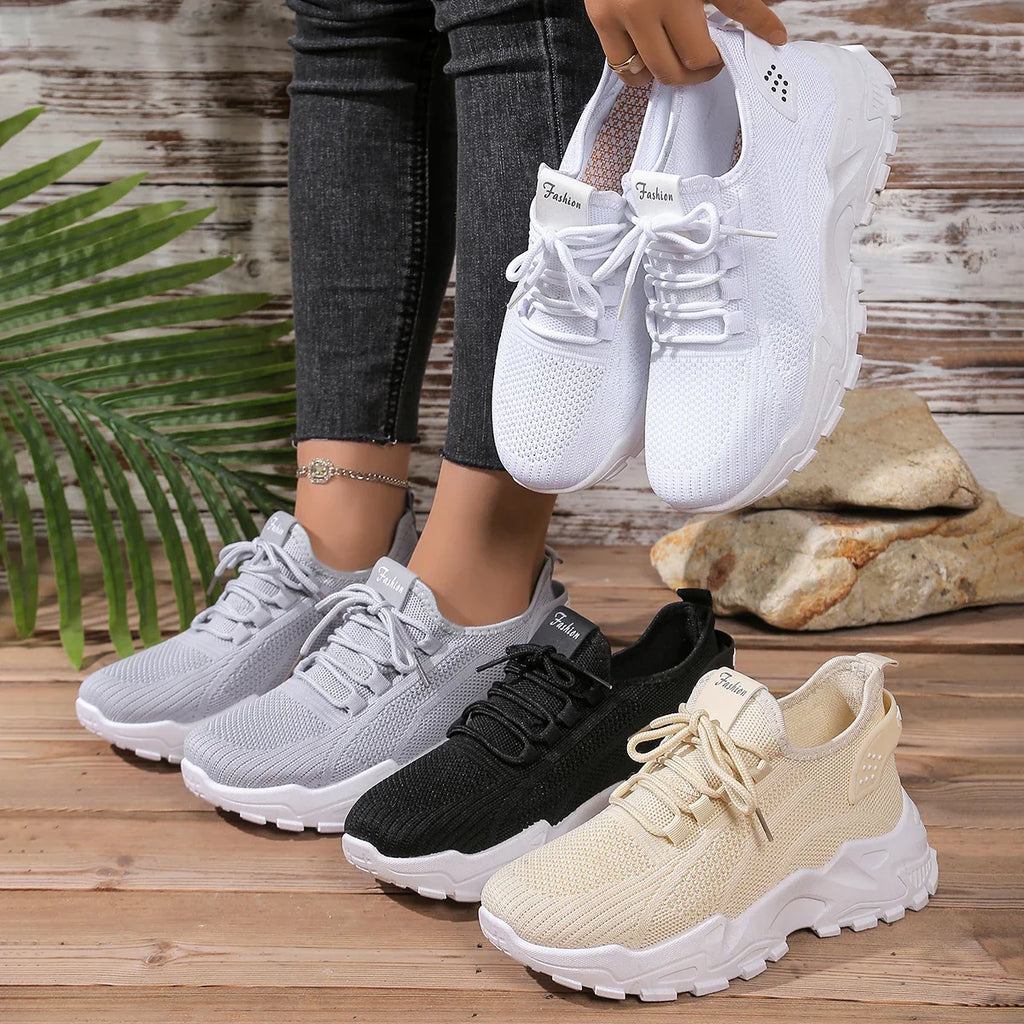 Breathable single mesh shoes