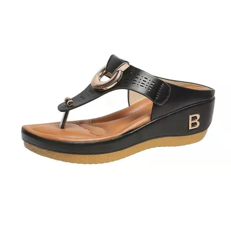 Non-Slip Open Toe Flip Flops