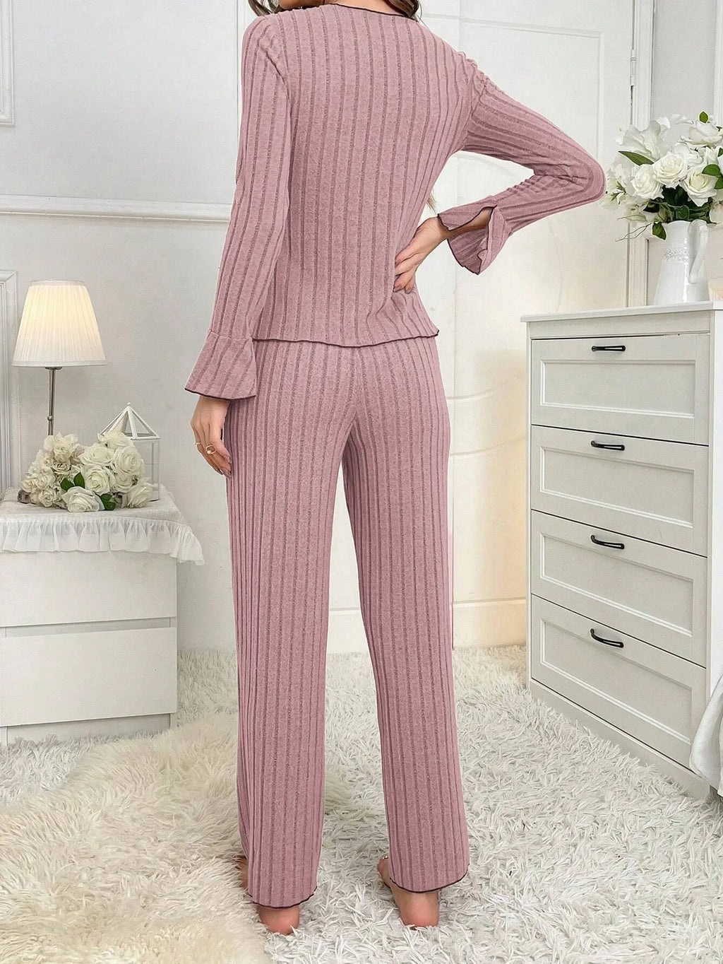 Elegant Bow Pajama set
