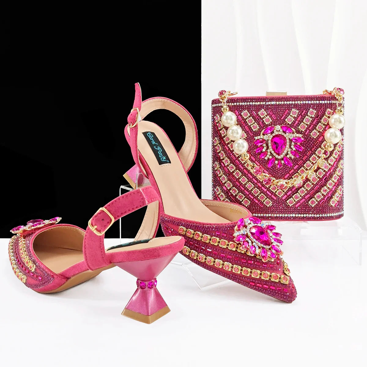 Hot Matching Shoe and Bag Set