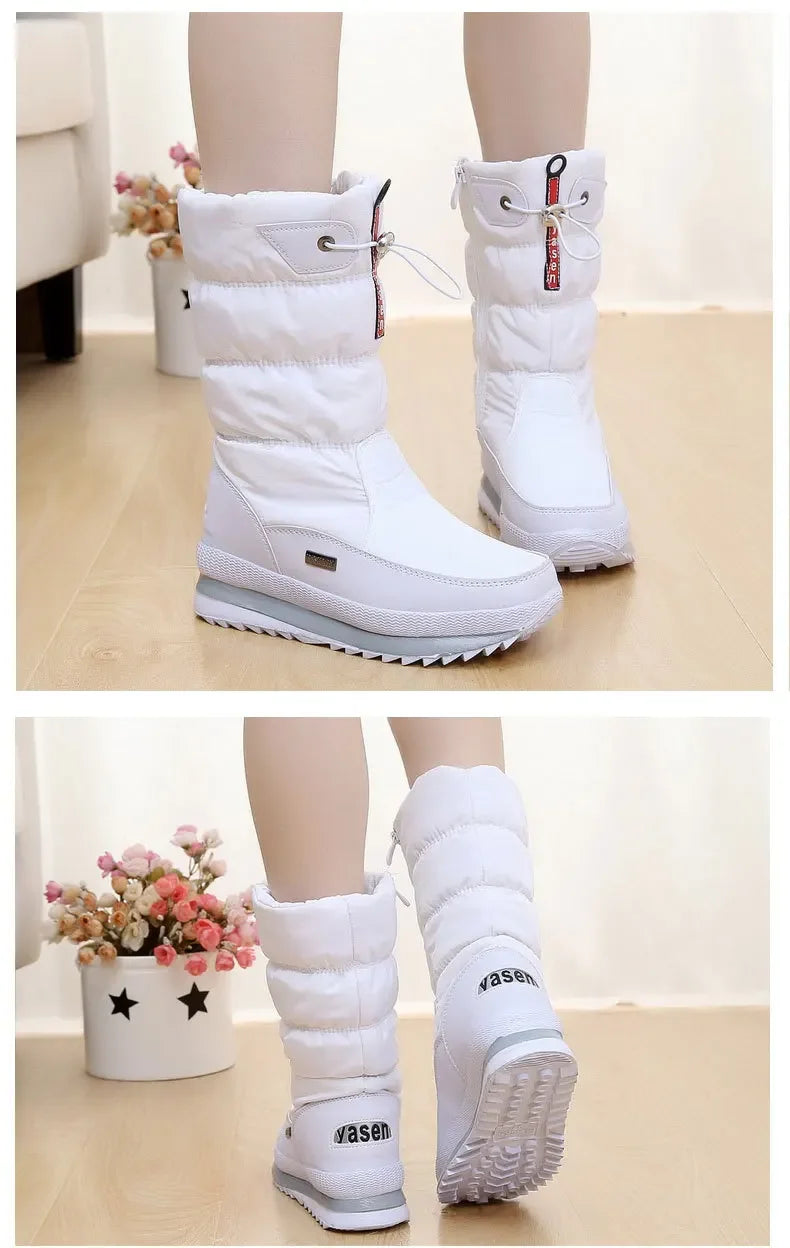 Thick Plush Waterproof Winter Non-slip Boots