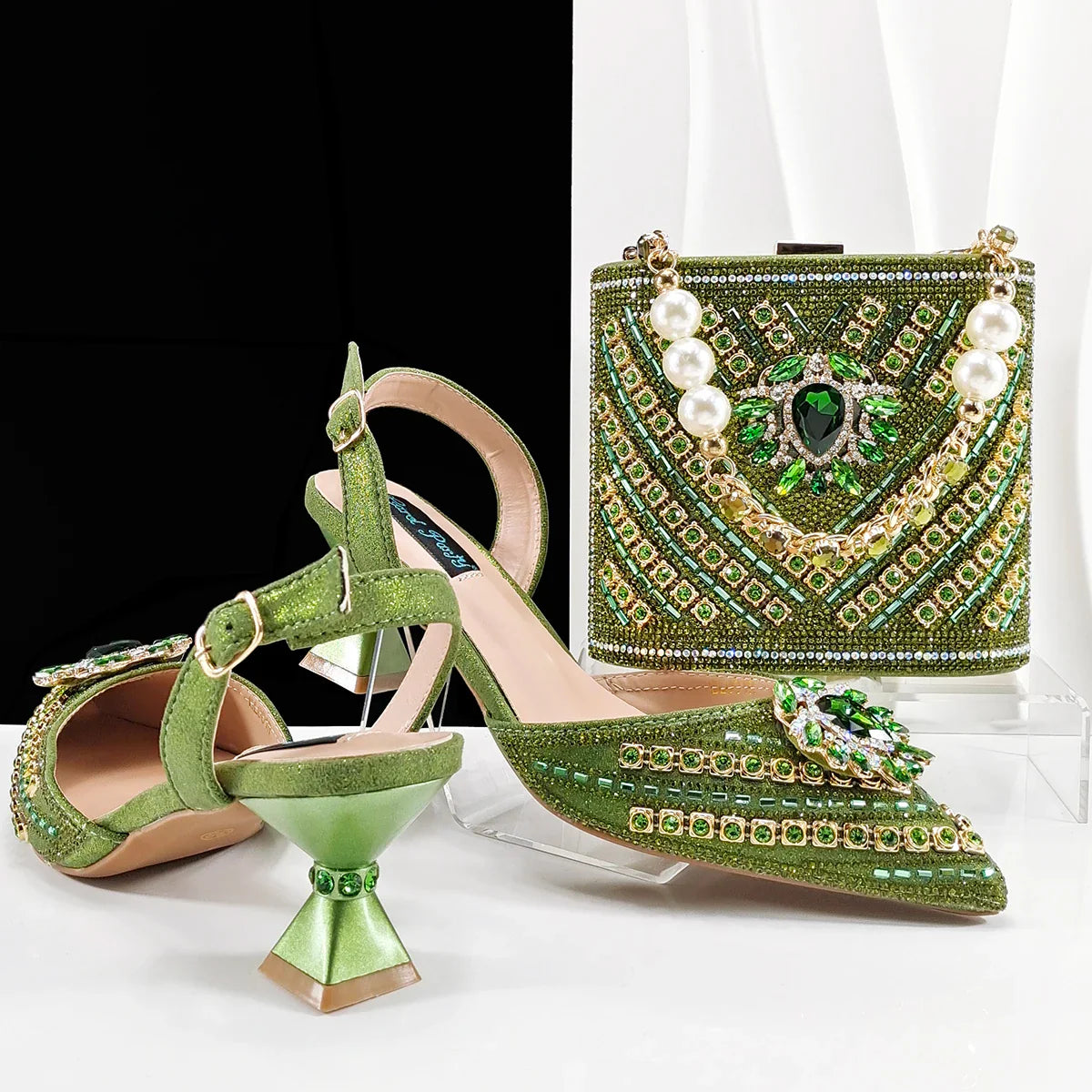 Hot Matching Shoe and Bag Set