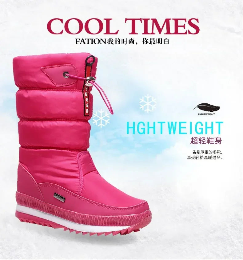 Thick Plush Waterproof Winter Non-slip Boots