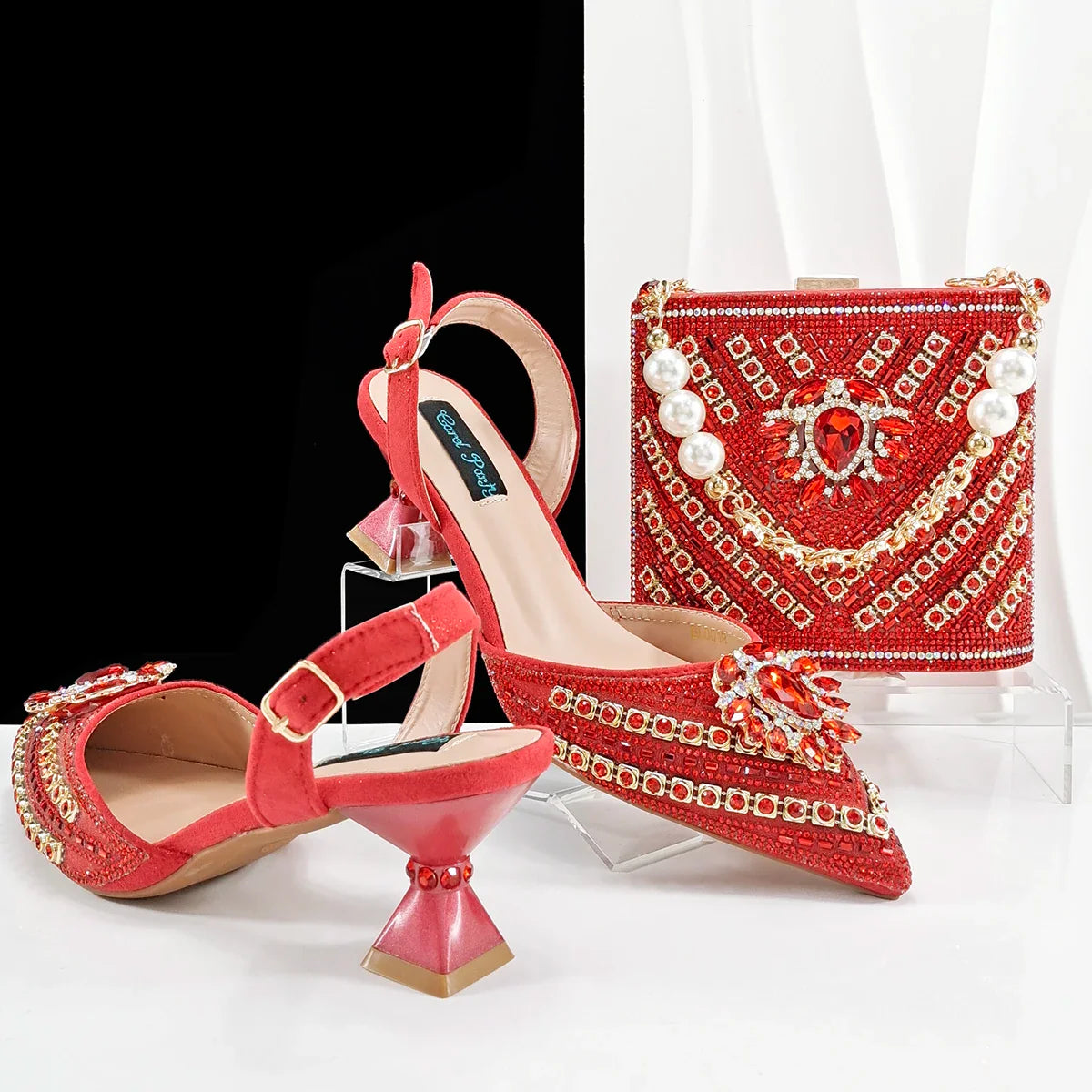 Hot Matching Shoe and Bag Set