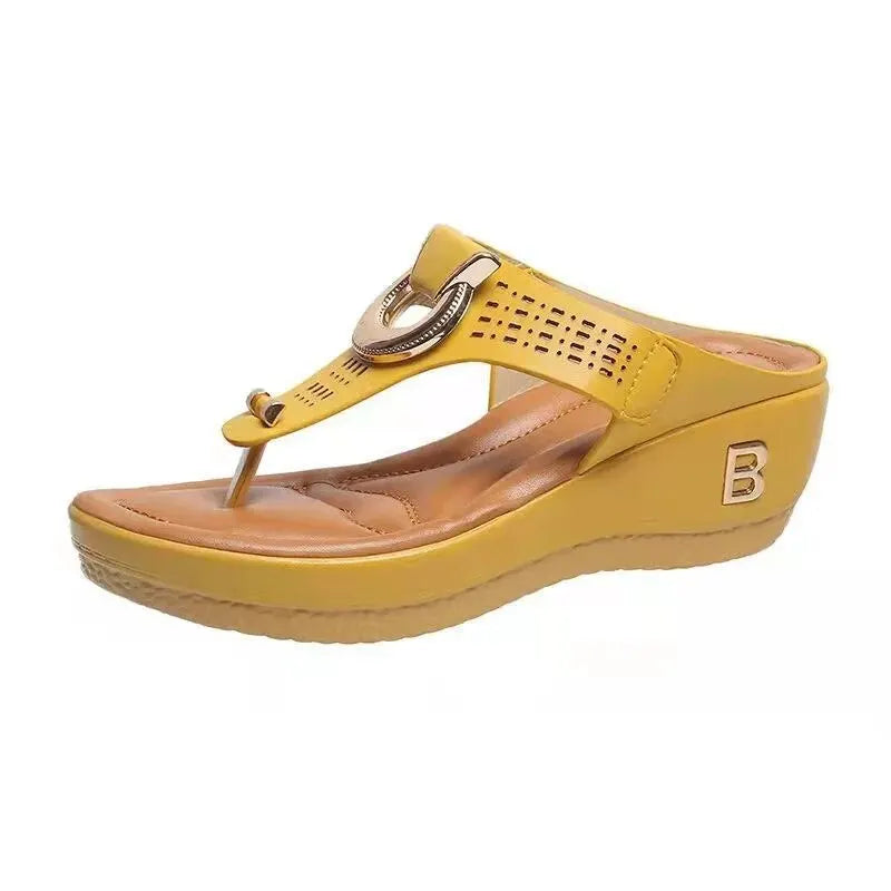 Non-Slip Open Toe Flip Flops