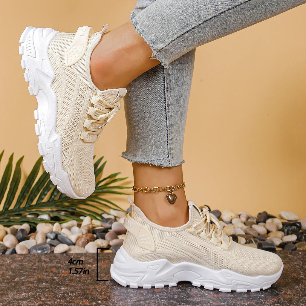 Breathable single mesh shoes