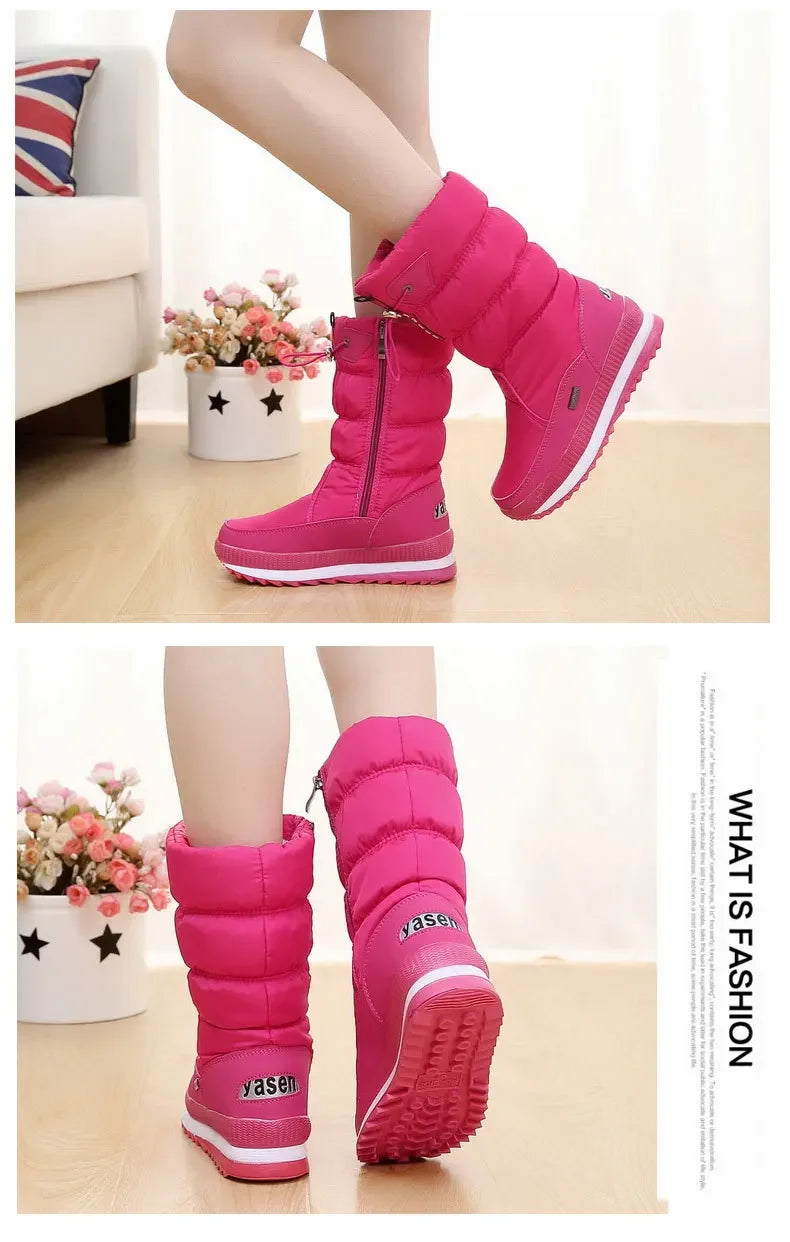 Thick Plush Waterproof Winter Non-slip Boots
