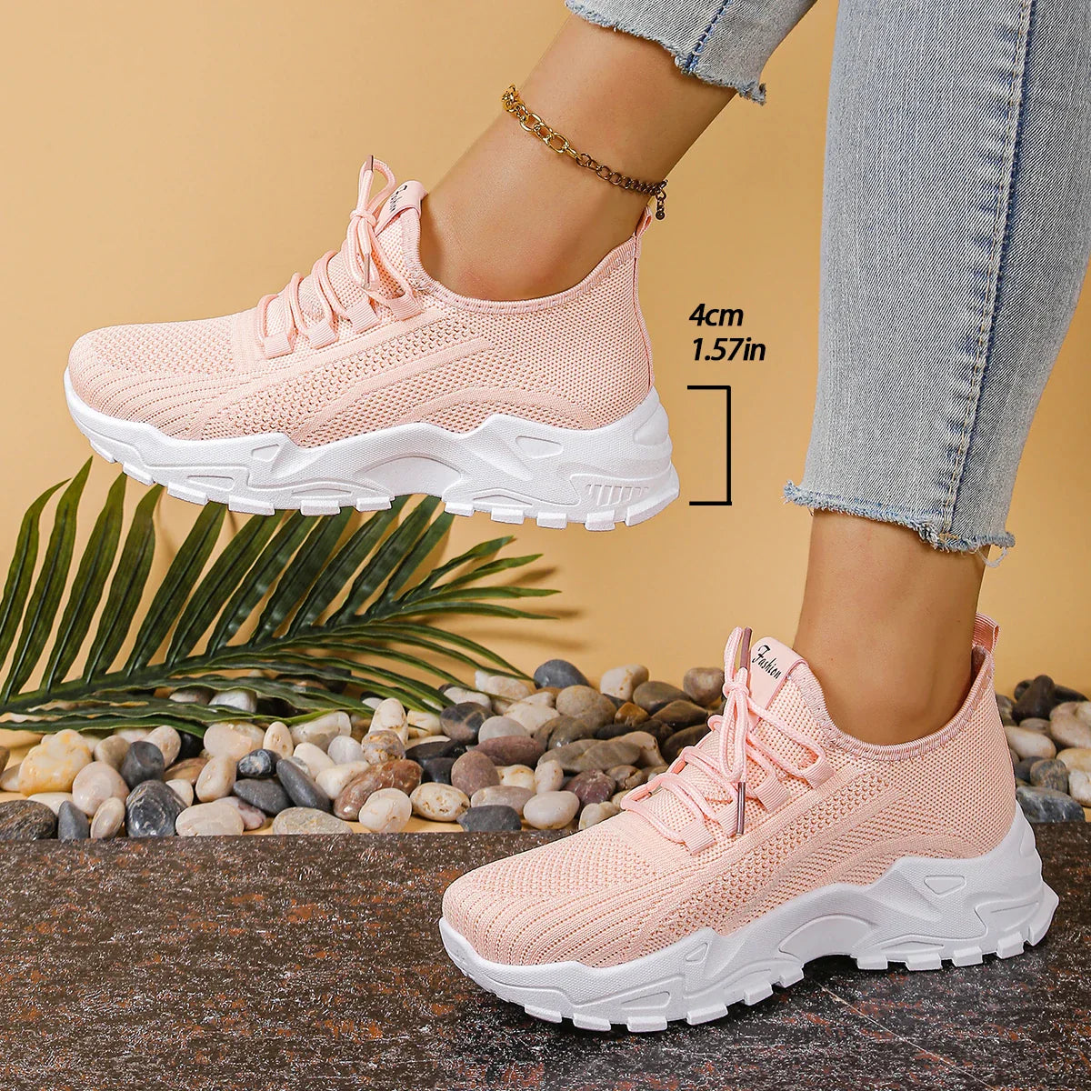 Breathable single mesh shoes