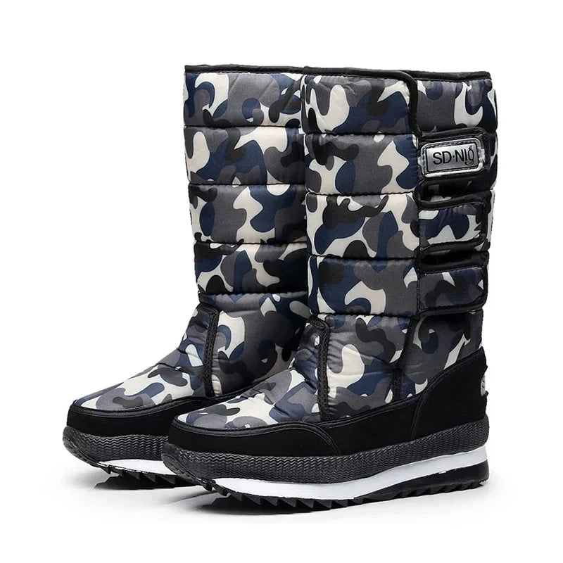 Thick Plush Waterproof Winter Non-slip Boots