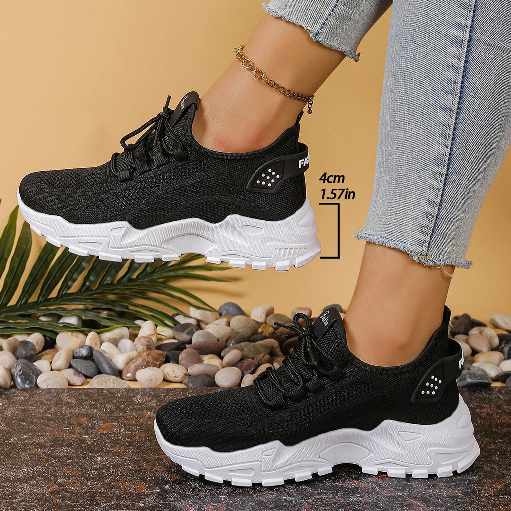 Breathable single mesh shoes
