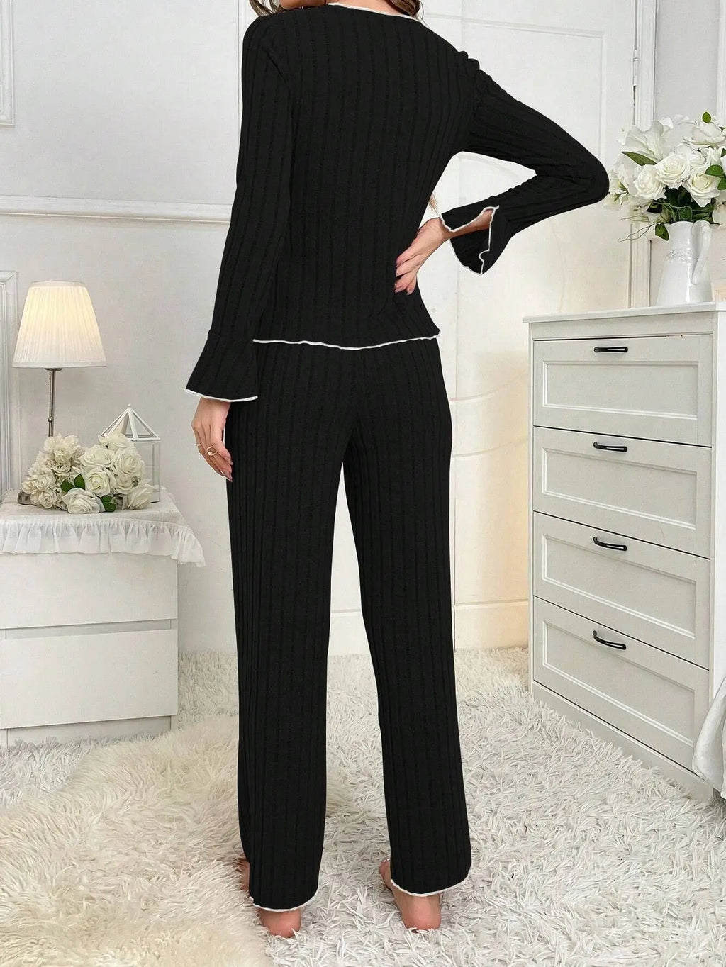Elegant Bow Pajama set