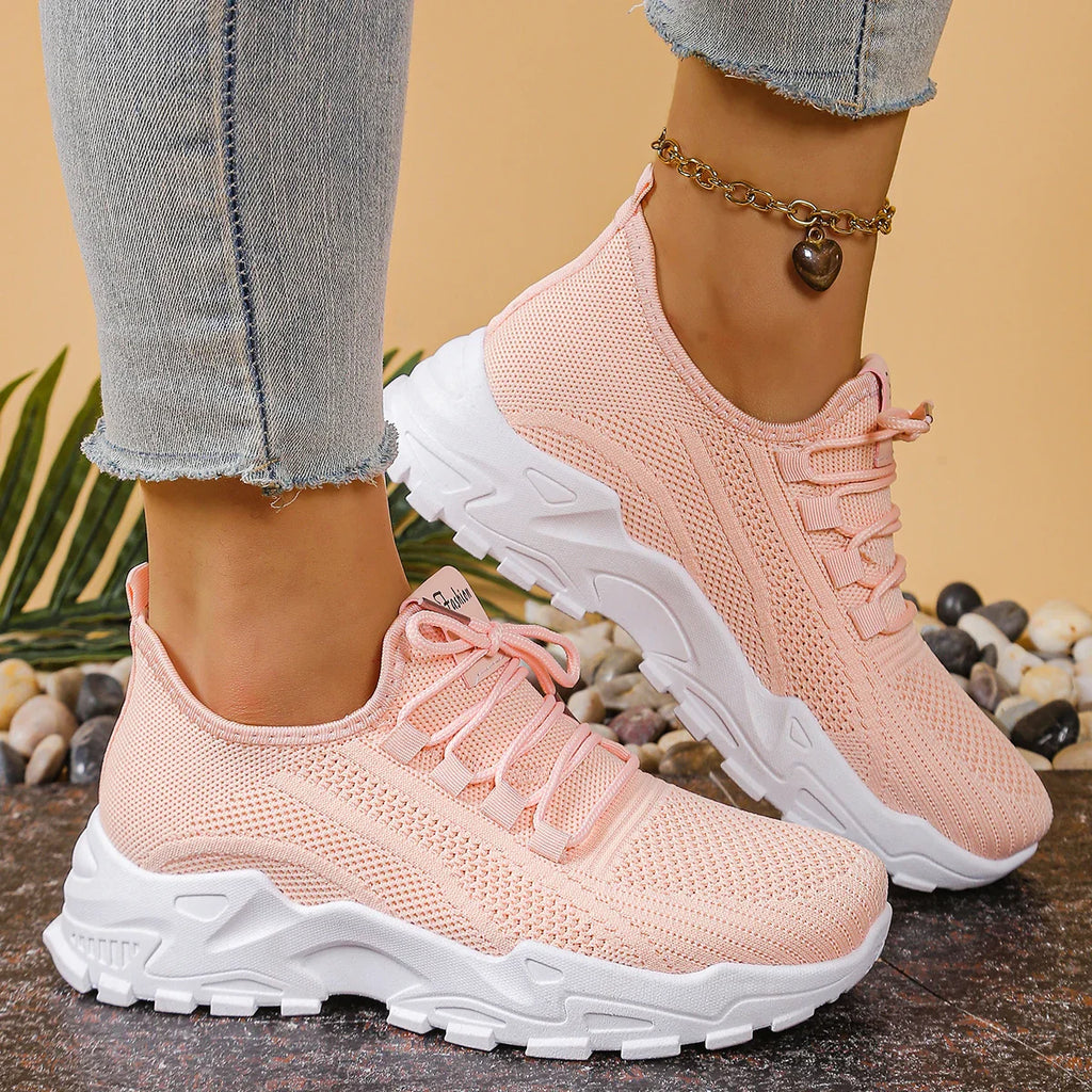 Breathable single mesh shoes